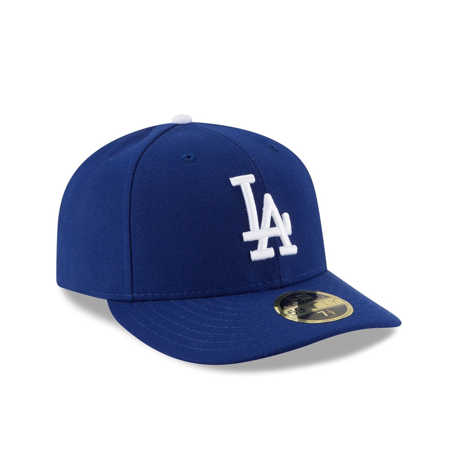 Los Angeles Dodgers MLB 59FIFTY Low Profile Fitted New Era Blue/White - Image 2