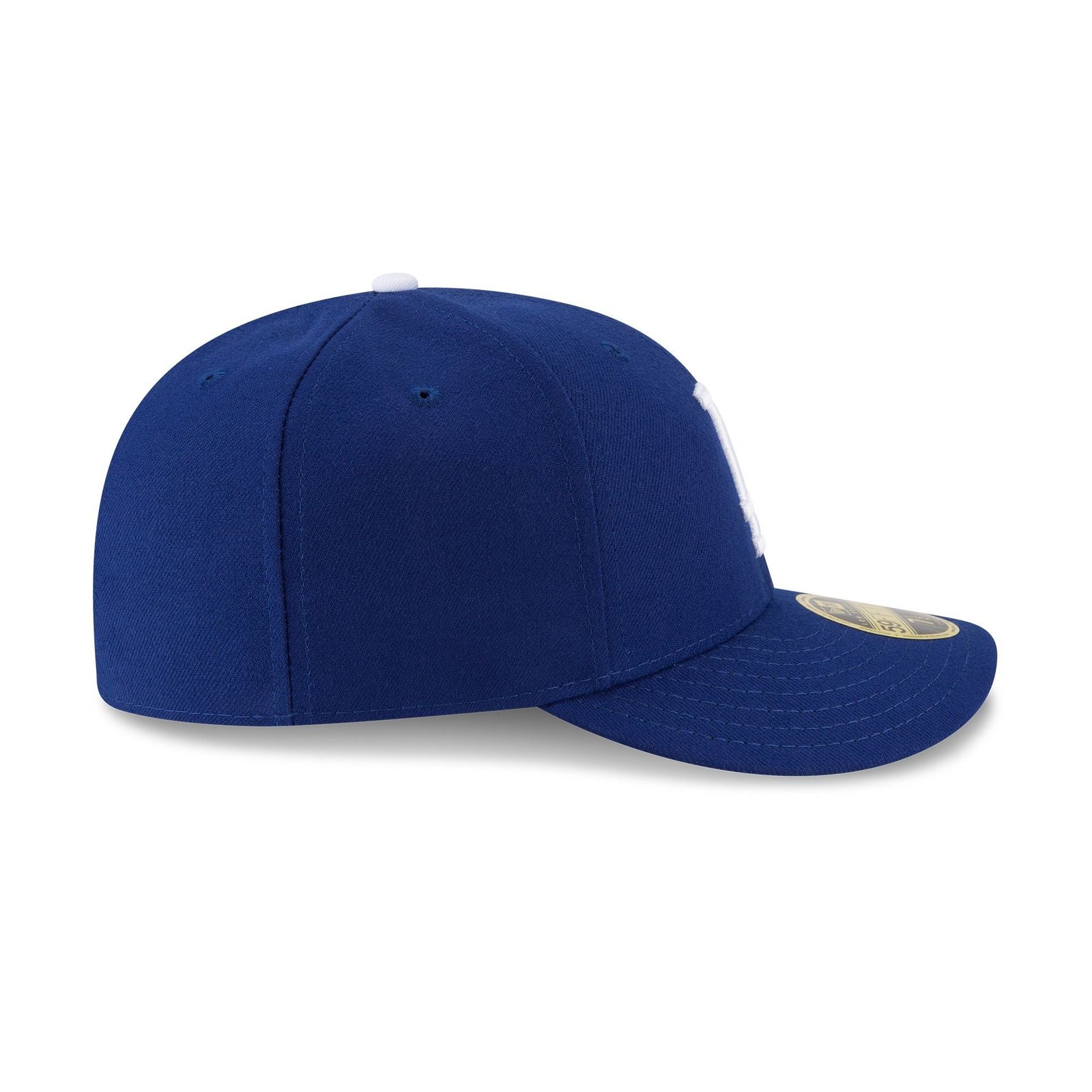 Los Angeles Dodgers MLB 59FIFTY Low Profile Fitted New Era Blue/White - Image 5