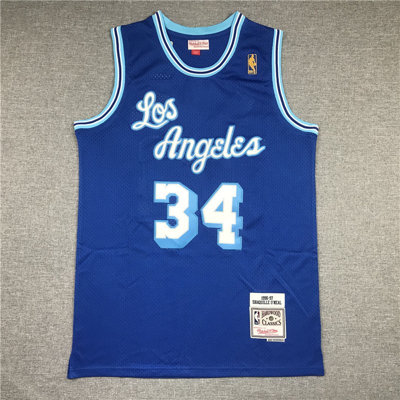 Shaquille O'Neal Los Angeles Lakers Fans Stitched NBA Jersey Mitchell & Ness - Image 2