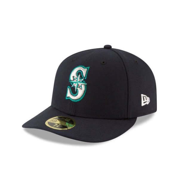 Seattle Mariners MLB AC Perf 59FIFTY Low Profile Fitted New Era Navy