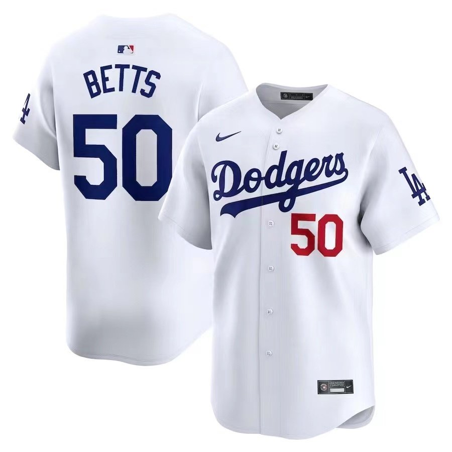 Ohtani Betts Freeman Skubal Los Angeles Dodgers MLB Home Limited Jersey Nike - Image 3