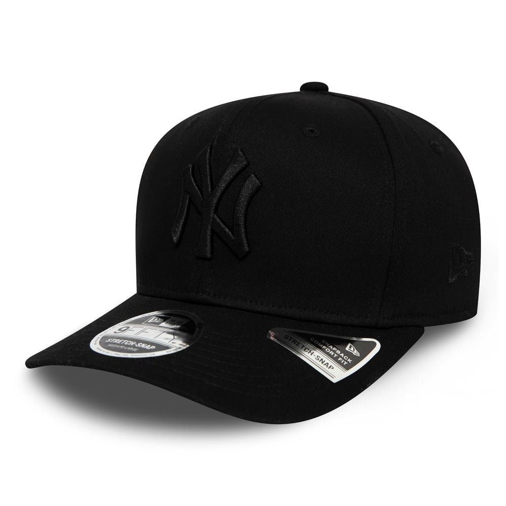 New Era - 9FIFTY - Stretch Snap - New York Yankees - Black/Black