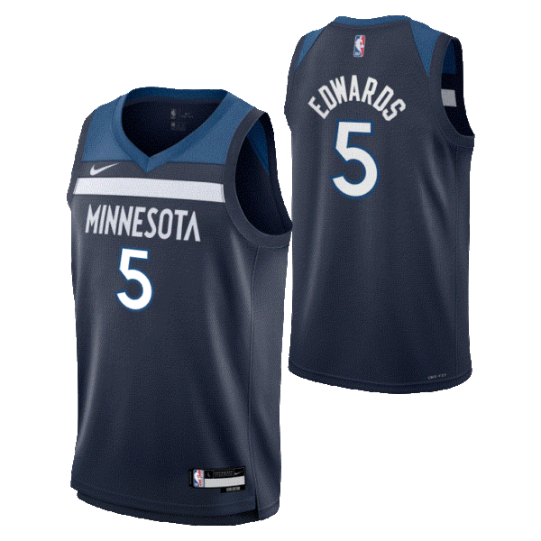 Anthony Edwards Minnesota Timberwolves Home NBA Jersey Nike - Jeugd