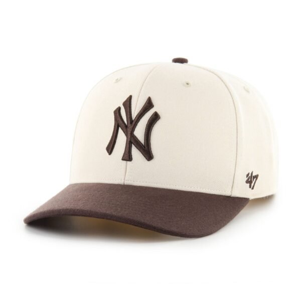 New York Yankees '47 Brand Replica Cold Zone  MVP DP Cream/Brown