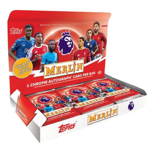 Topps Premier League Merlin 2026 Hobby Box