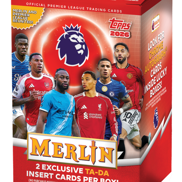 Topps Premier League Merlin 2026 Value Box