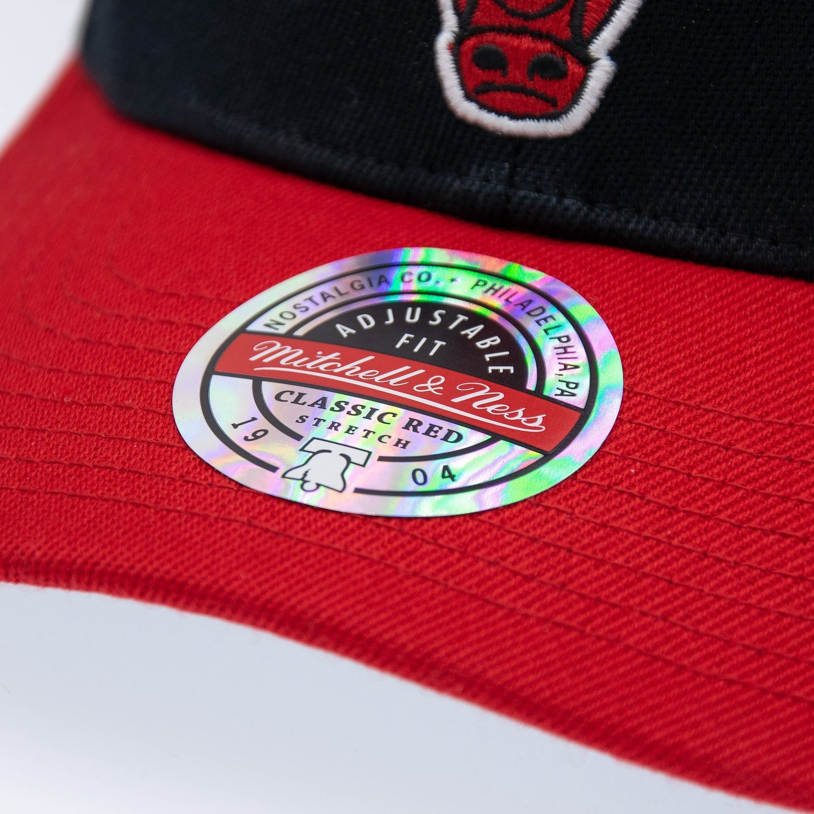 Chicago Bulls NBA Snapback Mitchell & Ness Black/Red - 图片 5