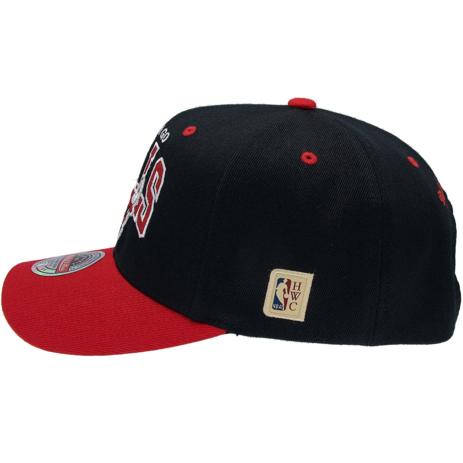 Chicago Bulls NBA Snapback Mitchell & Ness Black/Red - 图片 3