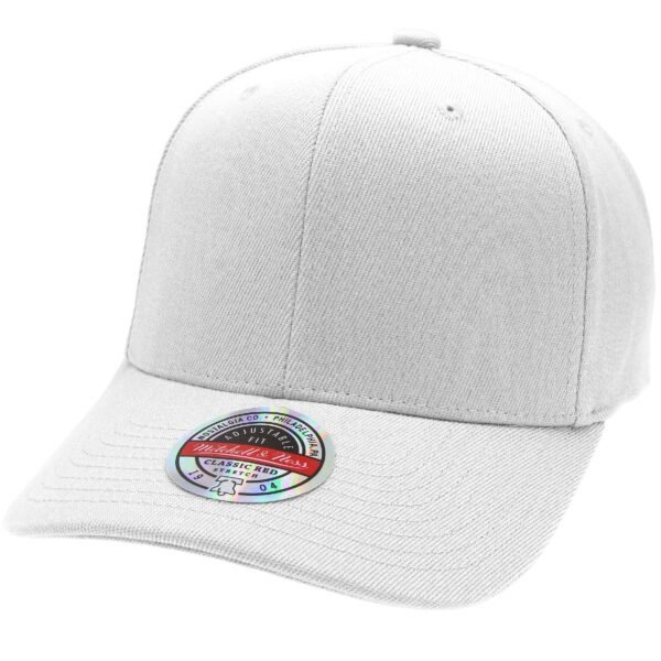 Branded Classic Red Snapback Mitchell & Ness White