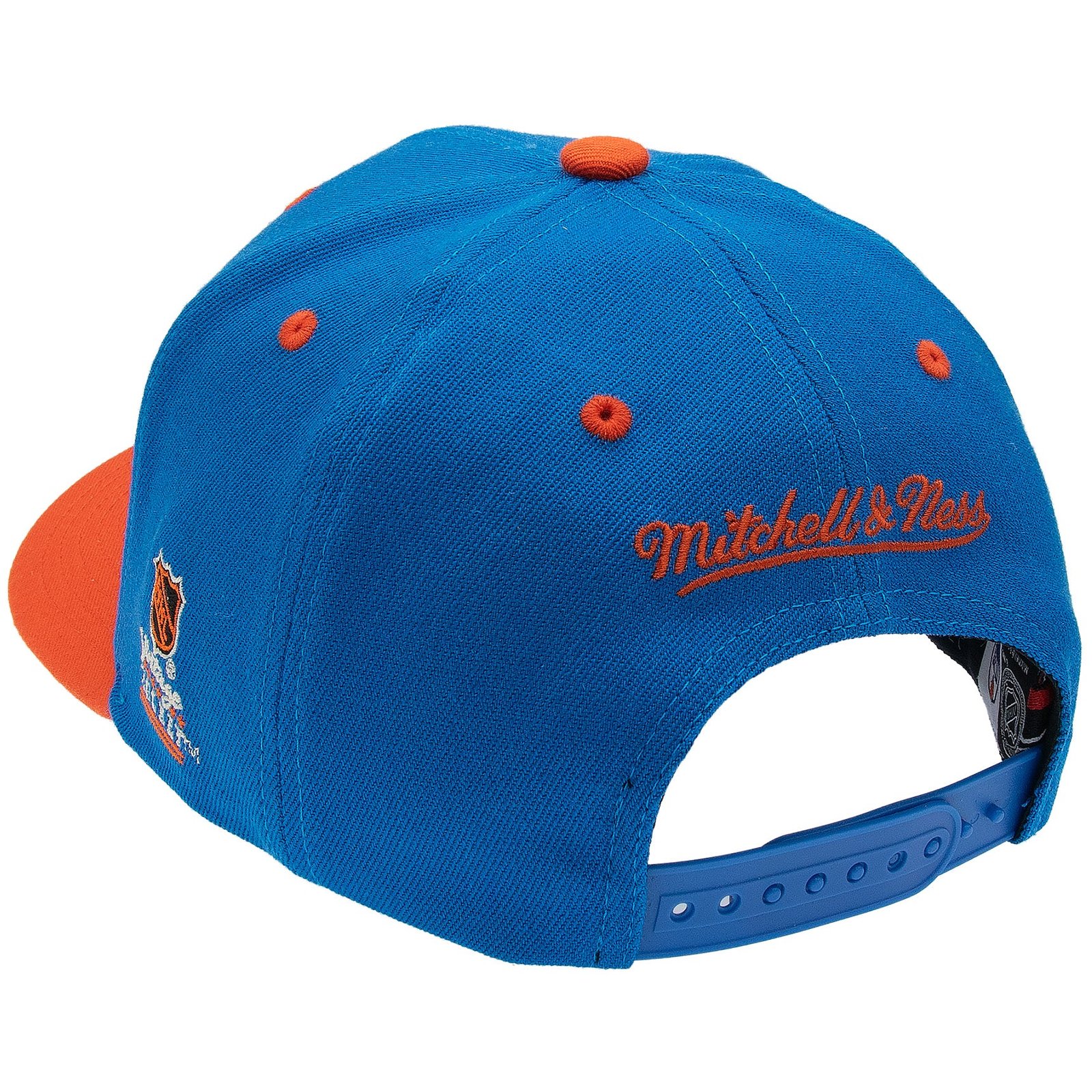Edmonton Oilers NHL Team Arch Classic Snapback Mitchell & Ness Blue/Orange - 图片 4