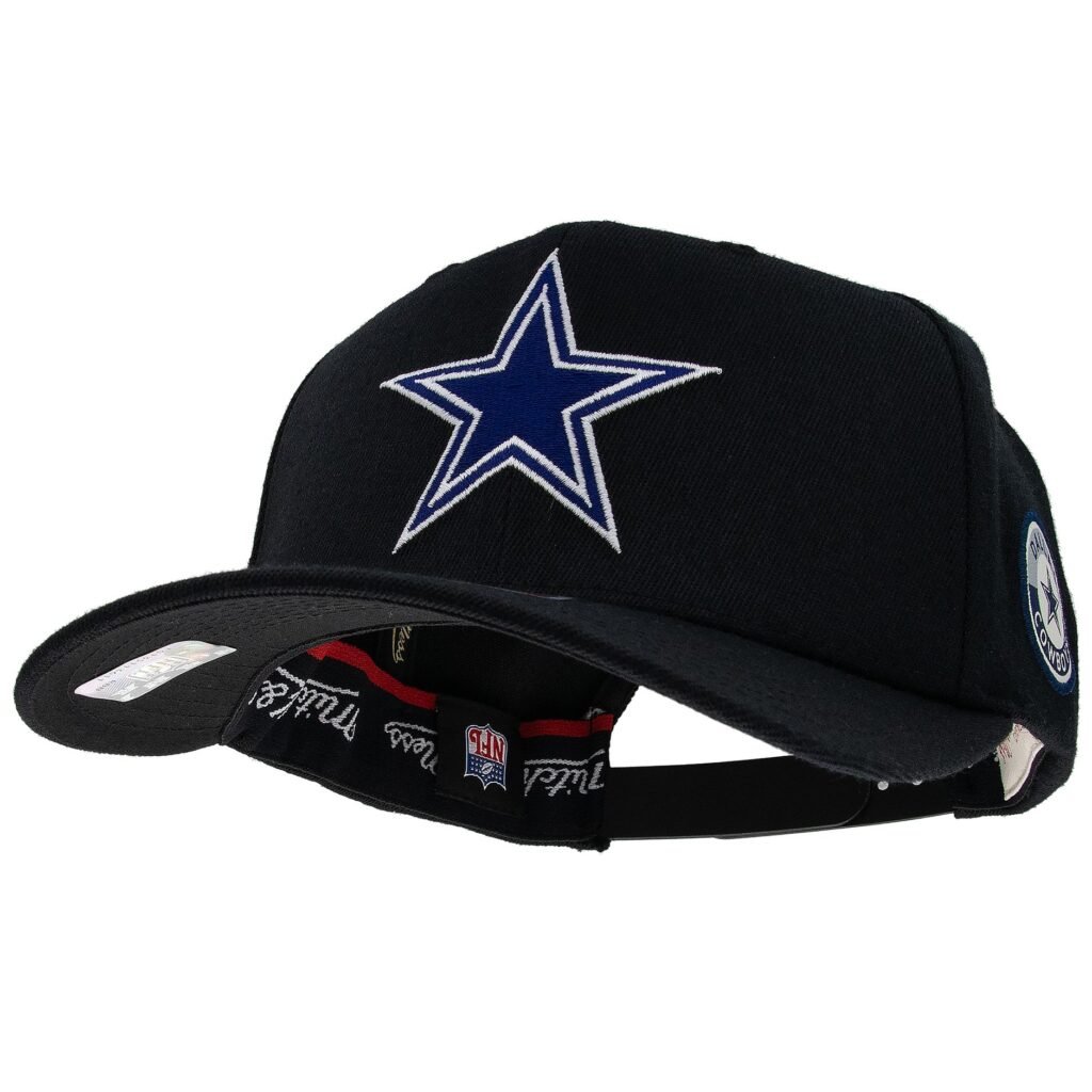 Dallas Cowboys NFL Black Out Classic Red Snapback Mitchell & Ness Black