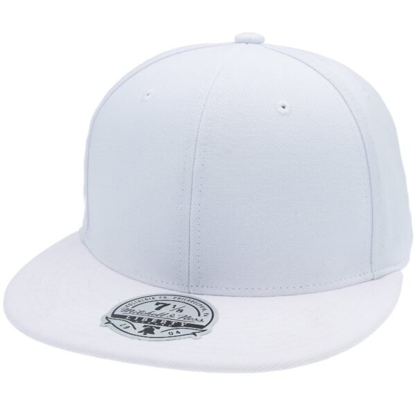 Blank Liberty Fitted Mitchell & Ness White