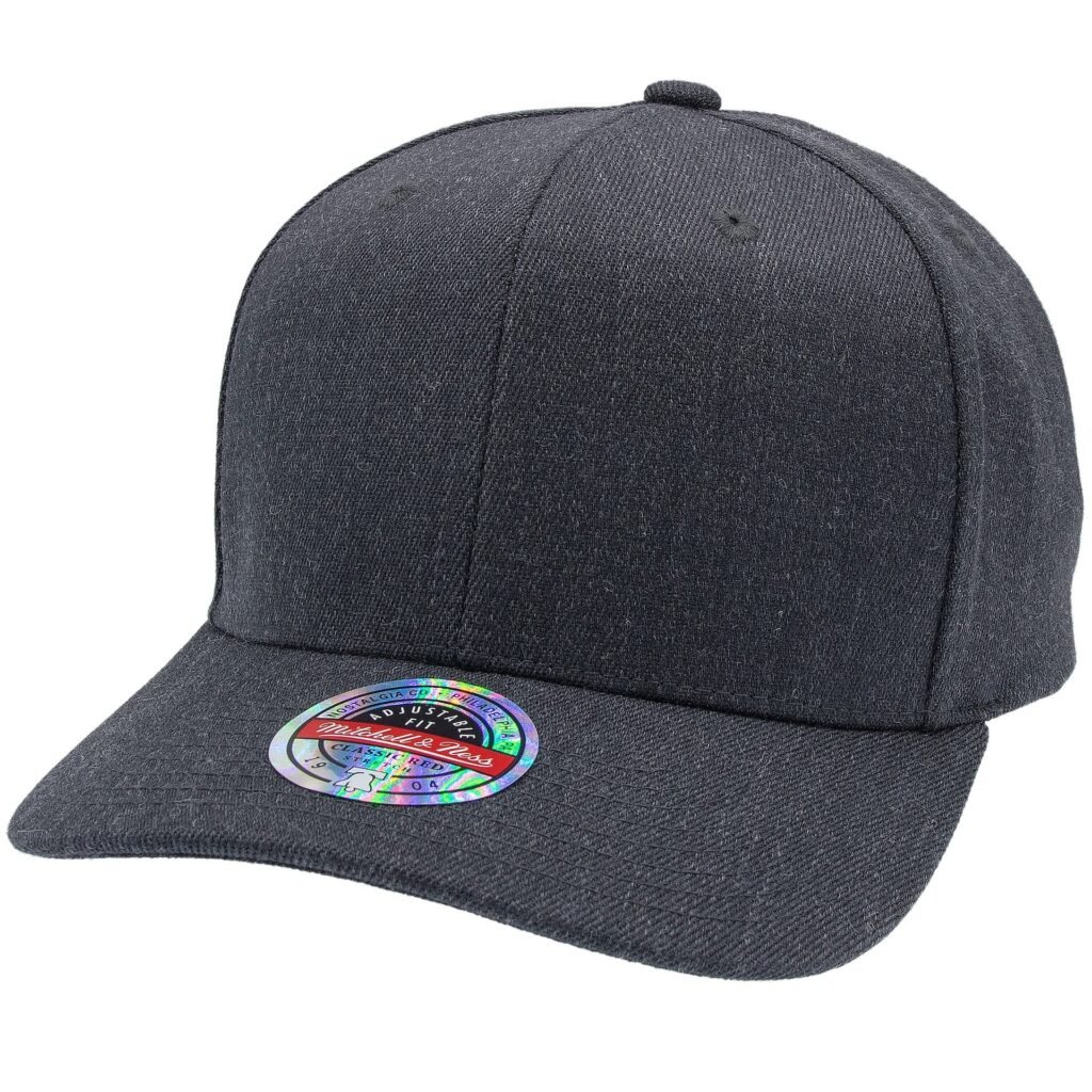 Blank Classic Red Snapback Mitchell & Ness Dark Heather Gray