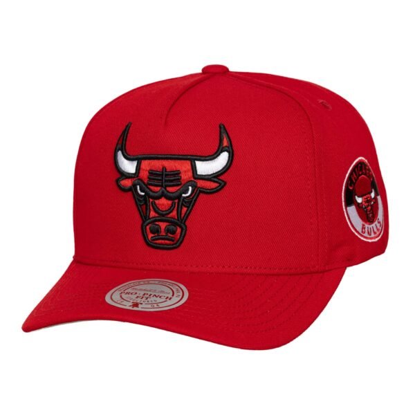 Chicago Bulls NBA Pro Pinch Snapback Mitchell & Ness Red