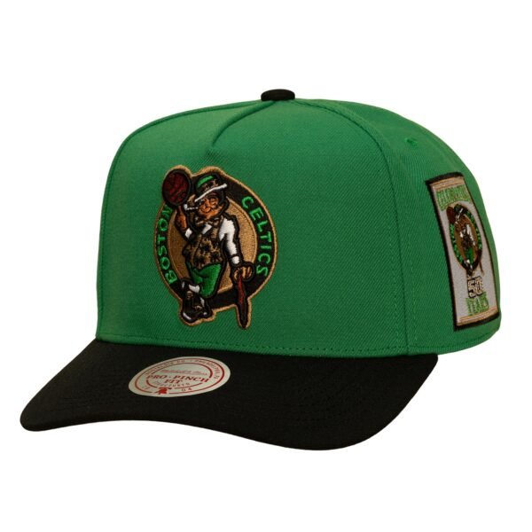 Boston Celtics NBA In the City Pro Snapback Mitchell & Ness Green