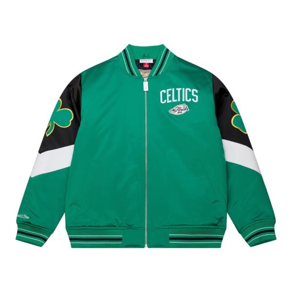 Boston Celtics NBA Throw It Back Heavyweight Satin Jacket Mitchell & Ness