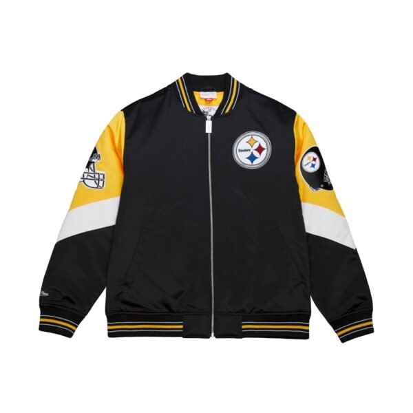 Pittsburgh Steelers NFL Throw It Back Heavyweight Satin Jacket Mitchell & Ness