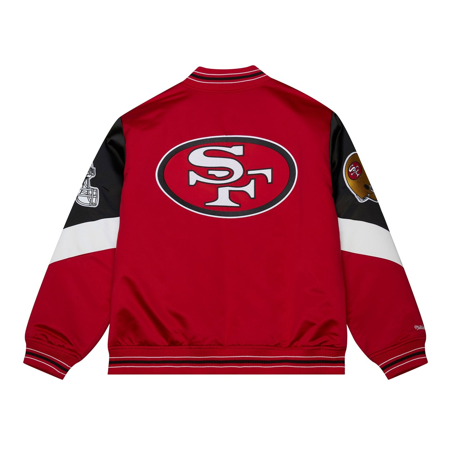 San Francisco 49ers NFL Throw It Back Heavyweight Satin Jacket Mitchell & Ness - 图片 2