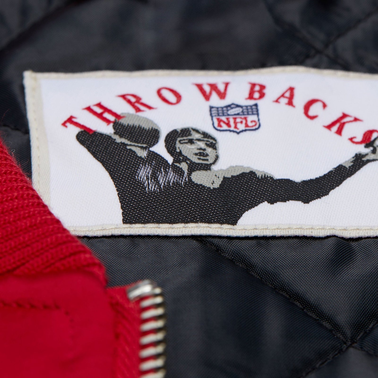 San Francisco 49ers NFL Throw It Back Heavyweight Satin Jacket Mitchell & Ness - 图片 7