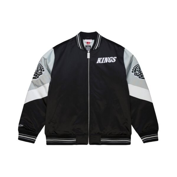 Los Angeles Kings NHL Throw It Back Heavyweight Satin Jacket Mitchell & Ness