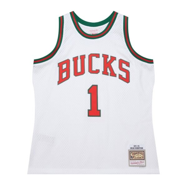 Mitchell & Ness - NBA Swingman Jersey - Milwaukee Bucks - Oscar Robertson - 1971-1972
