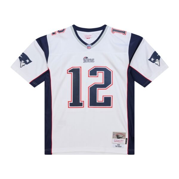 Tom Brady New England Patriots 2000 NFL White Jersey Mitchell & Ness