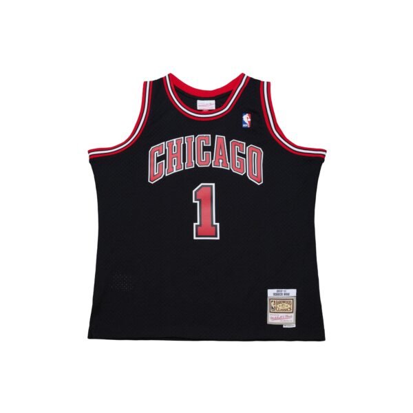 Derrick Rose Chicago Bulls 2010-11 NBA Swingman Jersey Mitchell & Ness Black