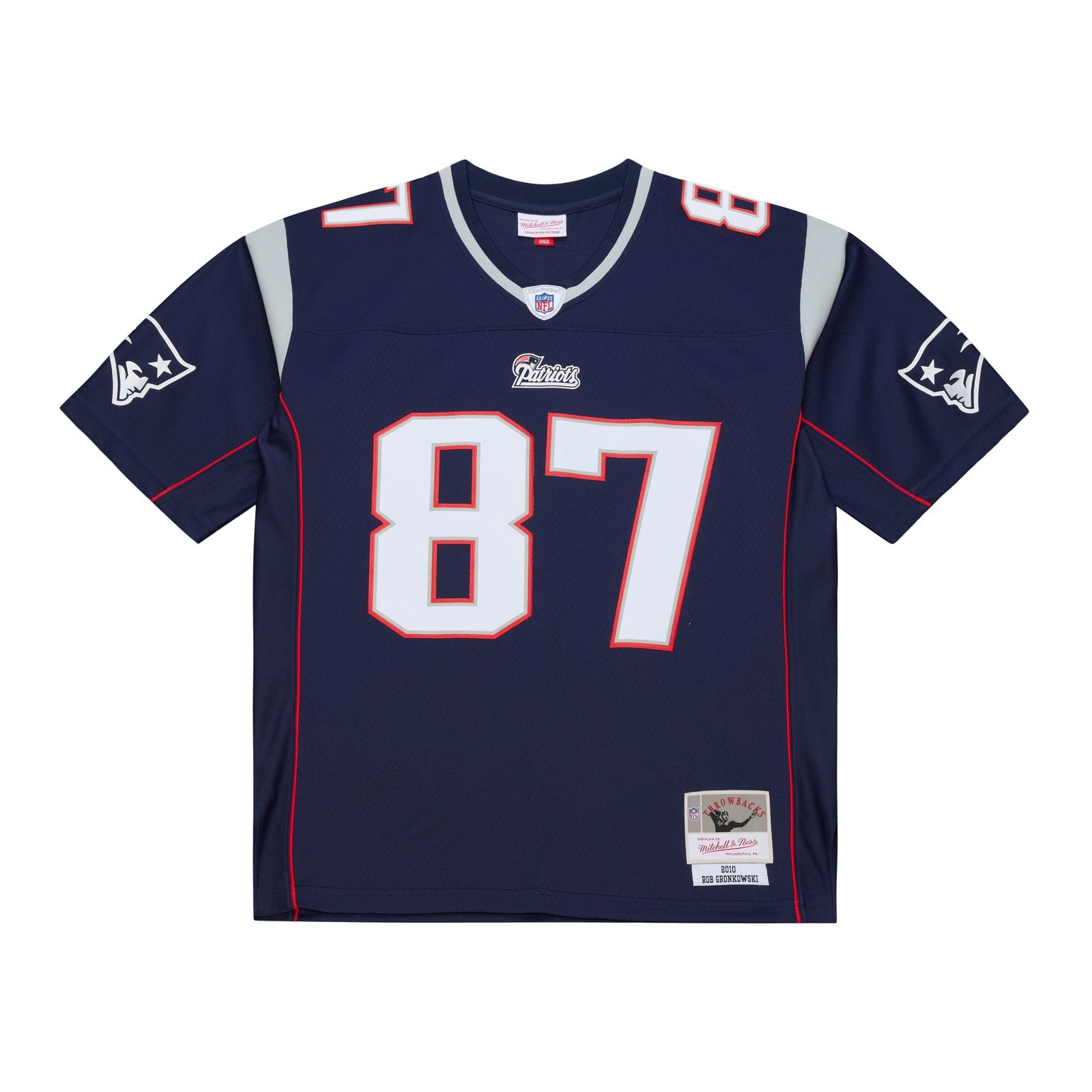 Rob Gronkowski New England Patriots 2010 NFL Legacy Dark Jersey Mitchell & Ness Navy