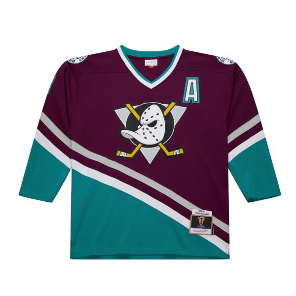 Teemu Selanne Anaheim Ducks 1996 NHL Dark Jersey Mitchell & Ness