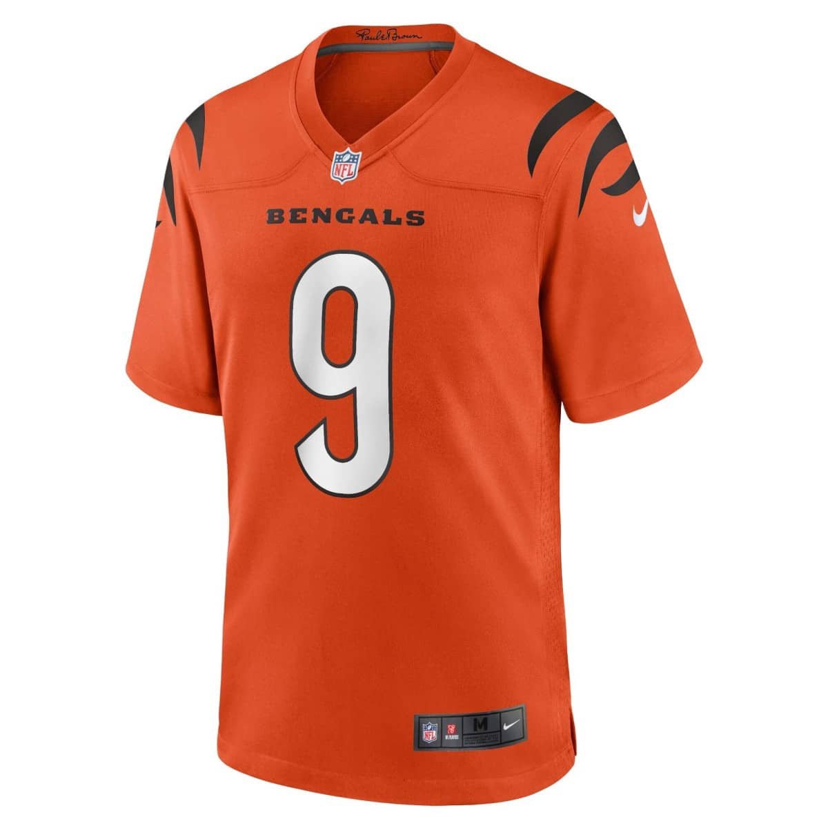 Joe Burrow Cincinnati Bengals Alternate Orange NFL Game Jersey Nike - Image 2