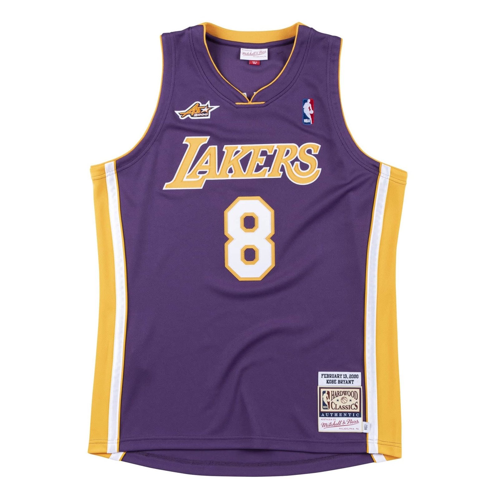 Mitchell & Ness - NBA Authentic Jersey - Los Angeles Lakers - Kobe Bryant - 2000 All Star Jersey #8 - Purple