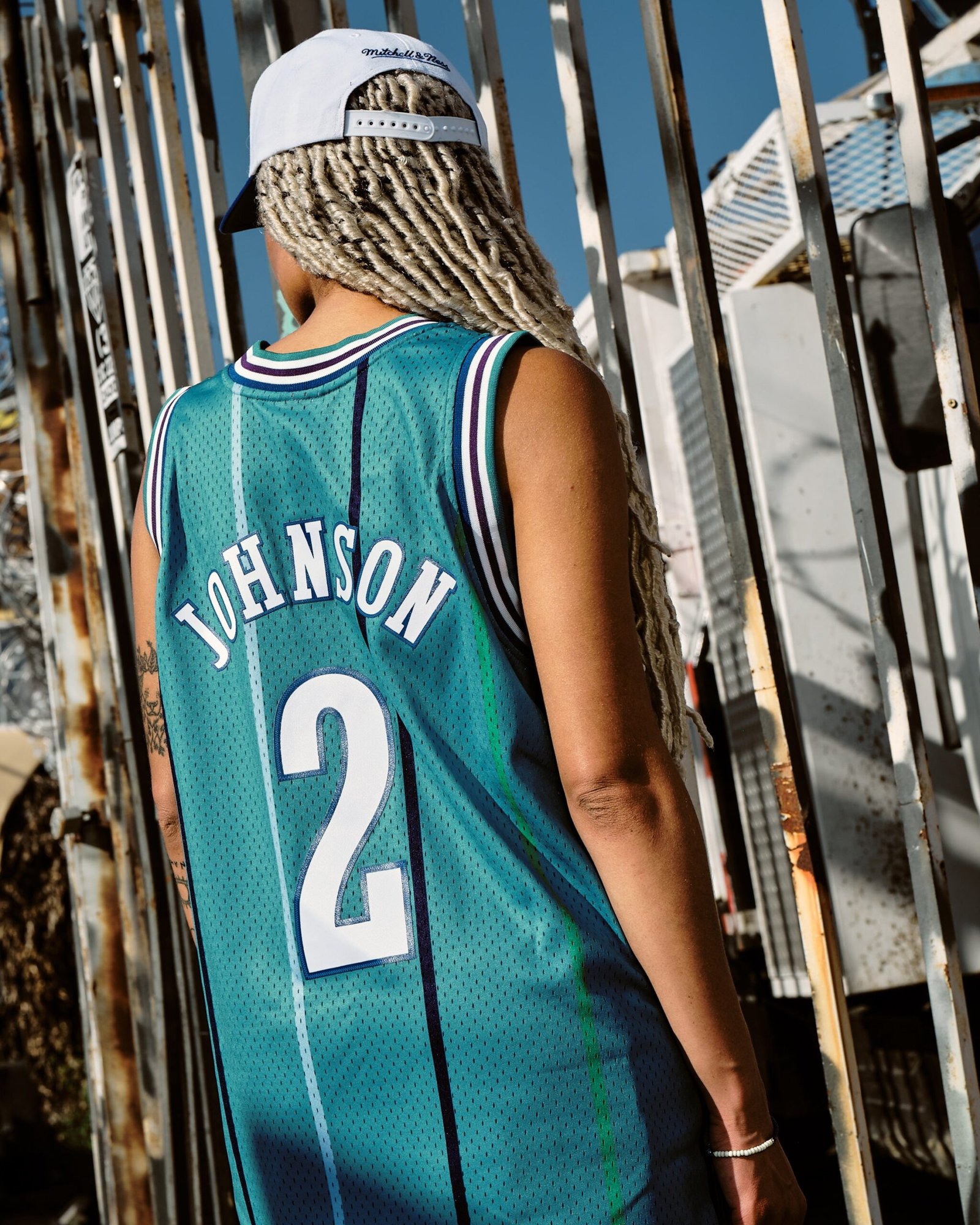 Larry Johnson Charlotte Hornets 1991-1992 Home NBA Swingman Jersey Mitchell & Ness - 图片 7