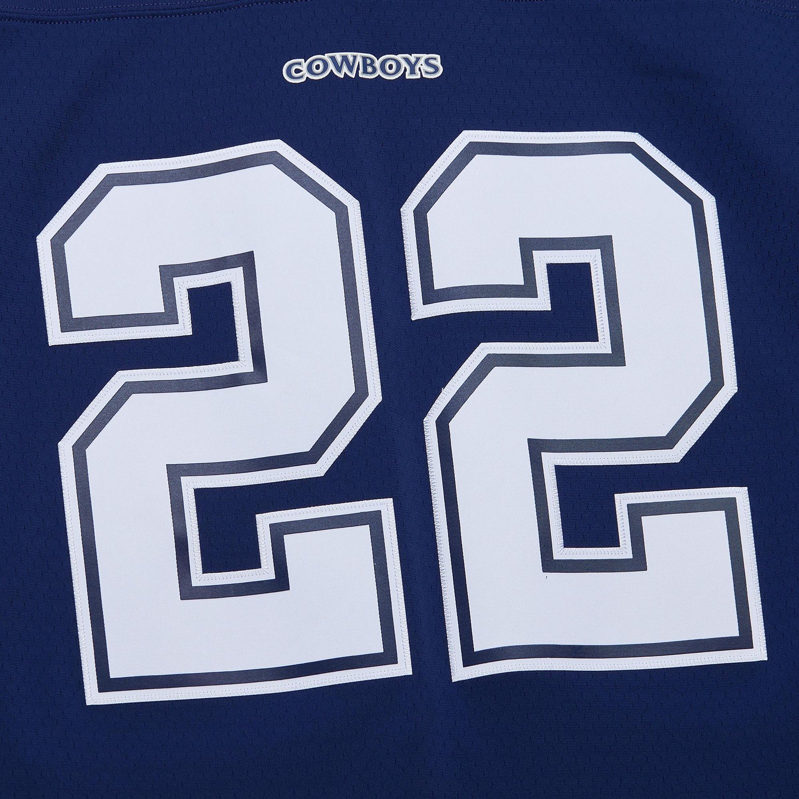 Emmit Smith Dallas Cowboys 1996 NFL Dark Jersey Mitchell & Ness Blue - Image 3