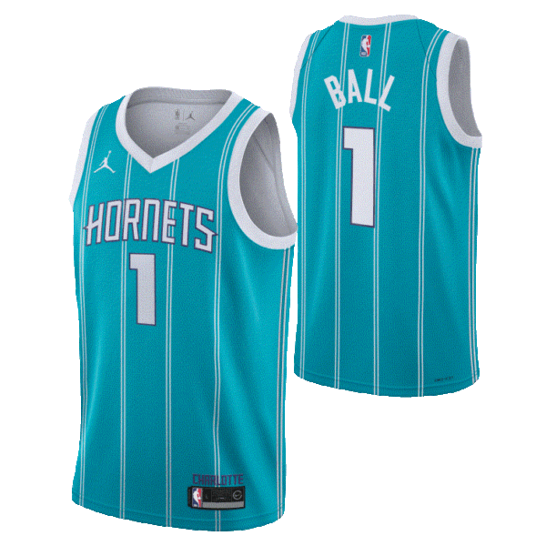 Lamelo Ball Charlotte Hornets Home NBA Jersey Jordan - Jeugd