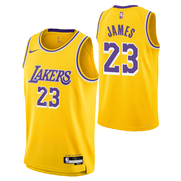 Lebron James Los Angeles Lakers Home NBA Jersey Nike - Jeugd
