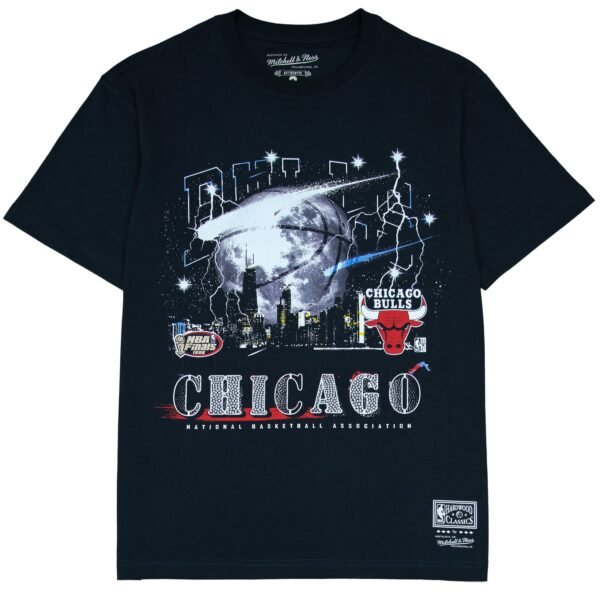 Chicago Bulls NBA Windy City Tee Mitchell & Ness Black