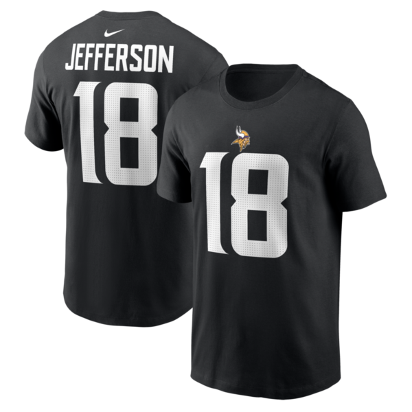 Nike - NFL Name & Number Tee - Minnesota Vikings - Justin Jefferson