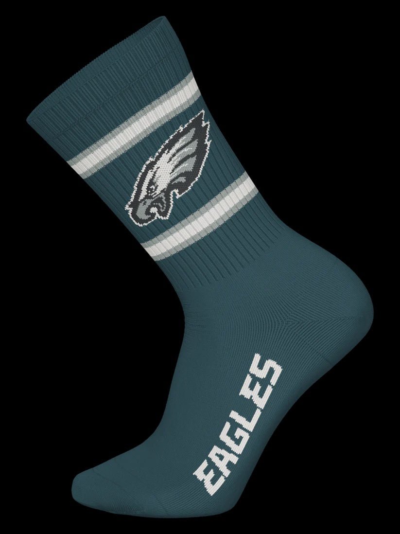 Barefoot - NFL Socks - NFL Philadelphia Eagles - 3 Pack Crew Socks - Image 2
