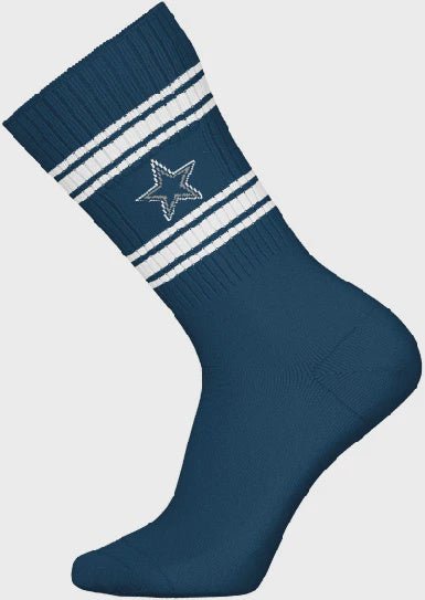 Barefoot - NFL Socks - NFL Dallas Cowboys - 3 Pairs Crew Socks - Image 3