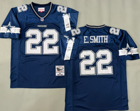 Emmit Smith Dallas Cowboys 1996 NFL Jersey Mitchell &Ness