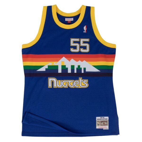 Dikembe Mutombo Denver Nuggets 1991-1992 NBA Swingman Jersey Mitchell & Ness