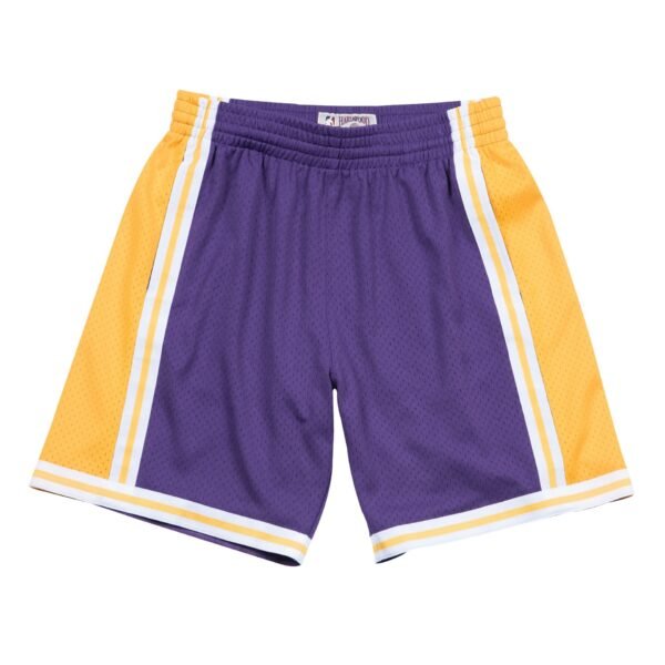 Los Angeles Lakers 1984-1985 NBA Swingman Shorts Mitchell & Ness Purple
