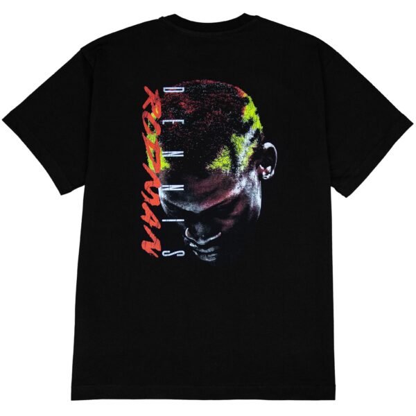 Chicago Bulls Dennis Rodman NBA Face Boxy Tee Mitchell & Ness Black