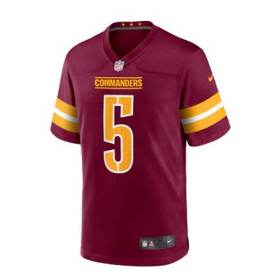 Jayden Daniels Washington Commanders Home NFL Game Jersey Nike