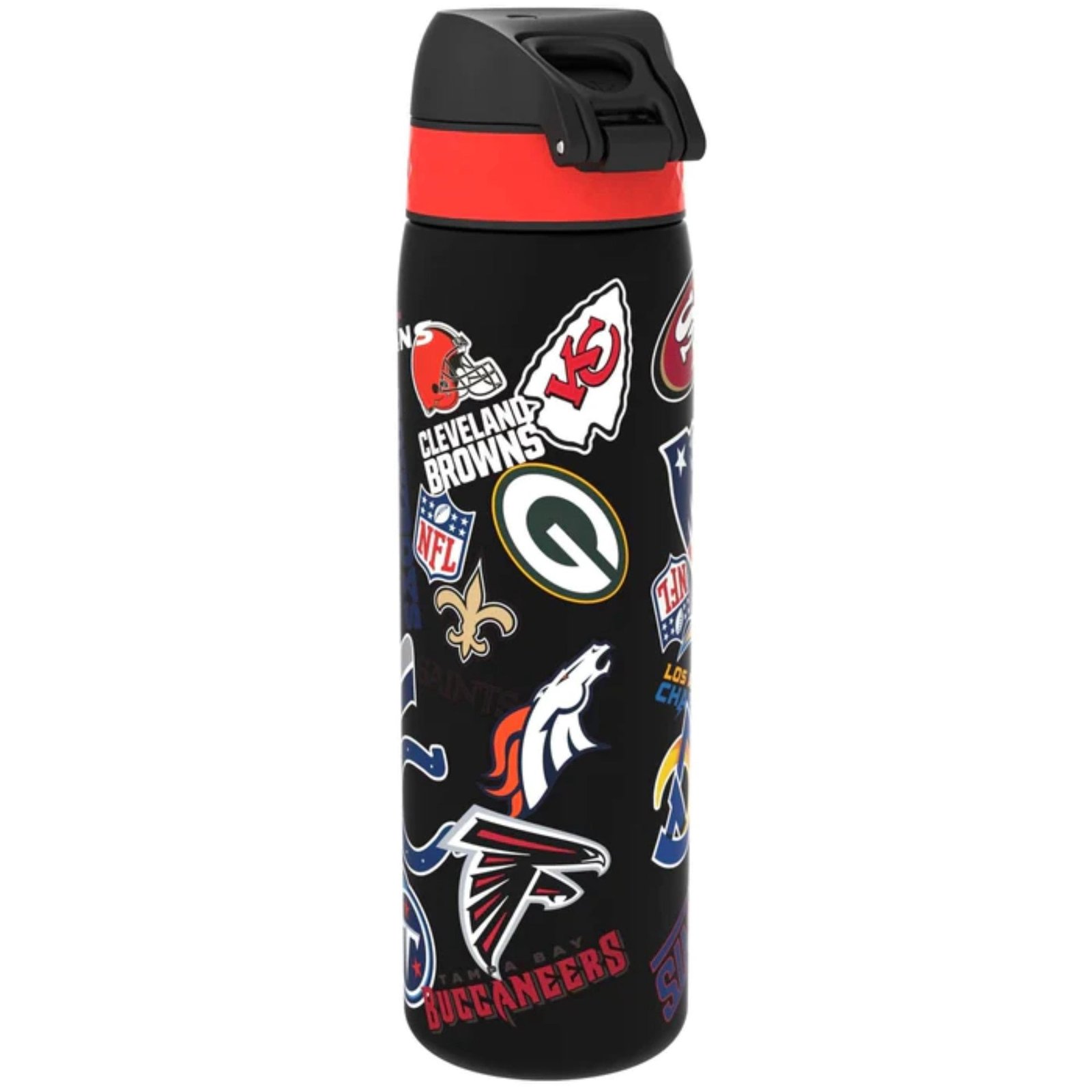 ION8 - One Touch Stainless Steel Waterbottle - NFL Multi Team - Image 2