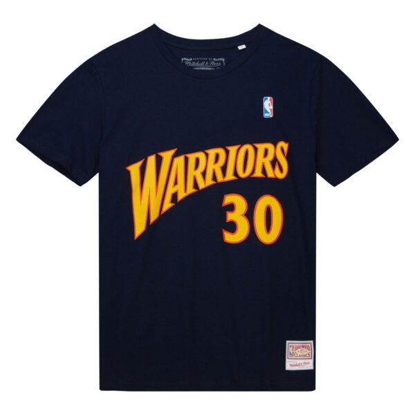 Mitchell & Ness - Golden State Warriors Tee - Stephen Curry - Navy
