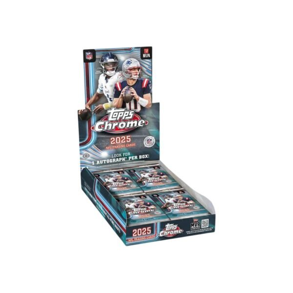 2025 Topps NFL Chrome Hobby Box