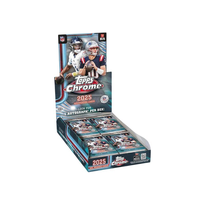 2025 Topps NFL Chrome Hobby Box