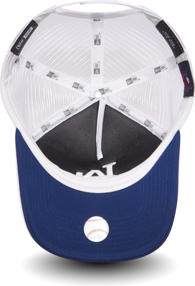 Los Angeles Dodgers League Essential Snapback Trucker New Era Blue/White - Image 3