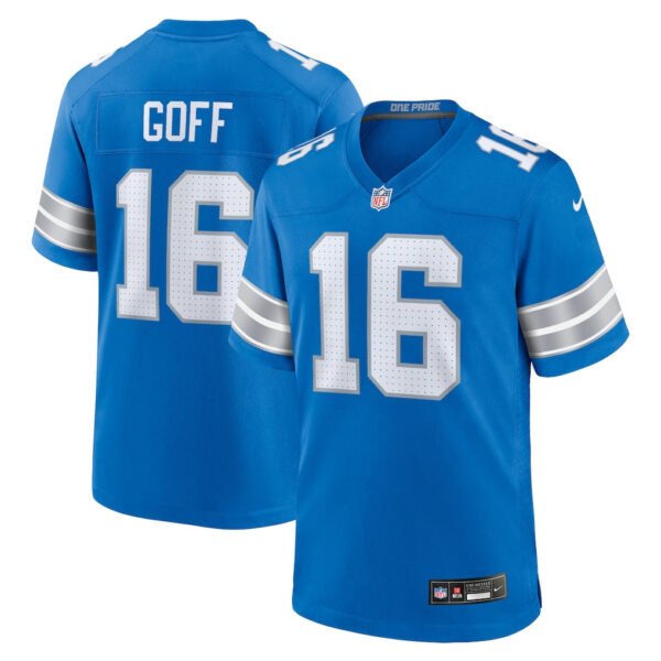 Jared Goff Detroit Lions NFL Home Jersey Nike Blue